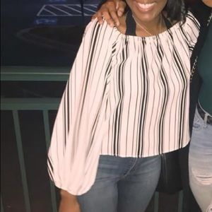 Off the shoulder shirt